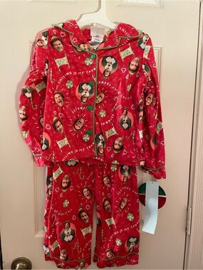 Elf Christmas pj set Girls size 4/5 NWT